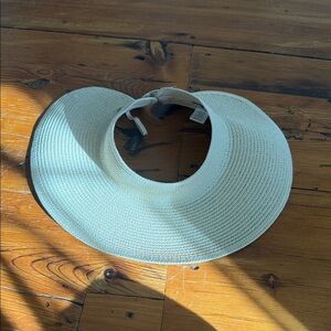 a new day Cream Wide Brim Shade and Store Sun Visor Hat